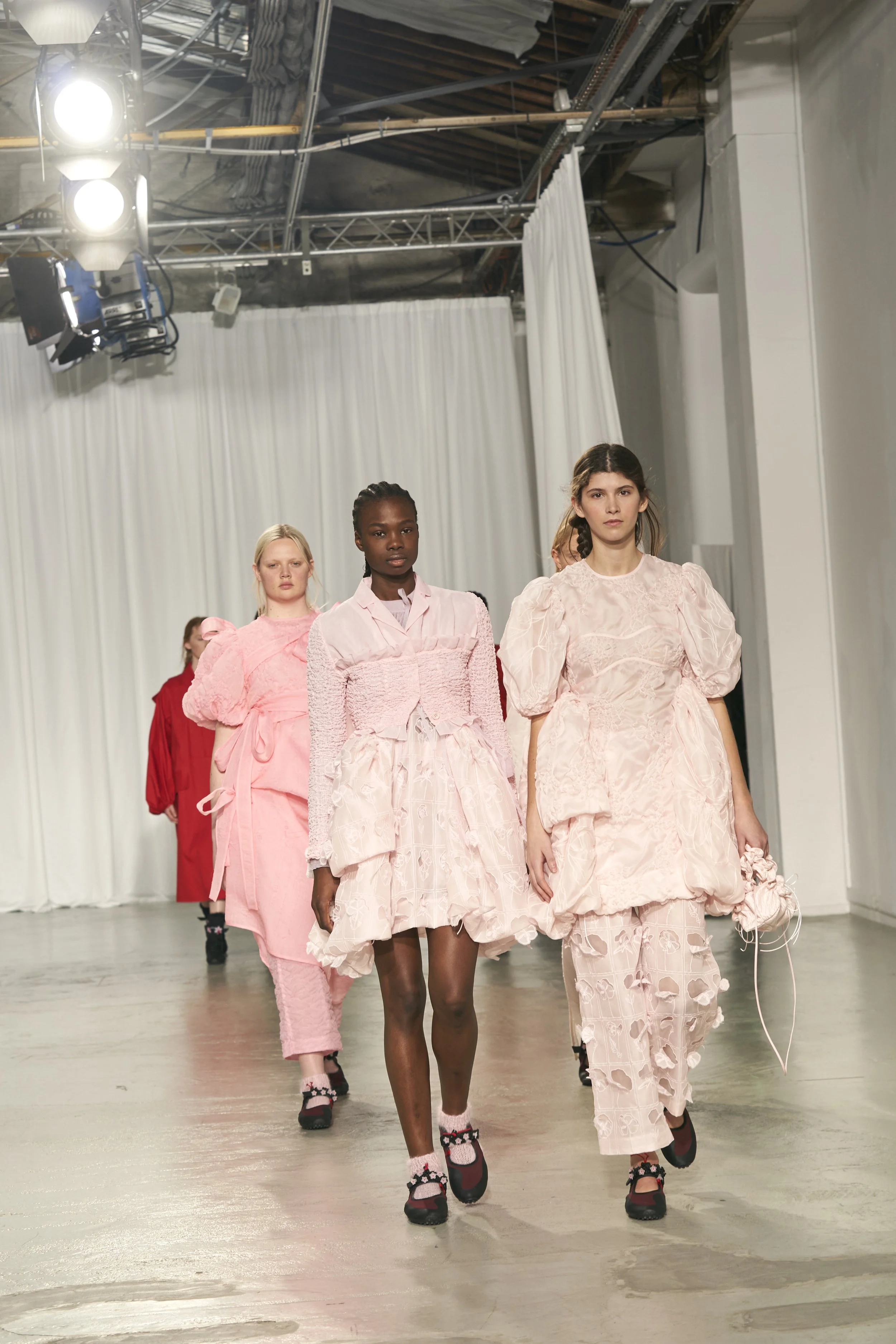 Cecilie Bahnsen ピンク フレアスカート Cecilie Bahnsen Shiki Light Taffeta Fabiola Skirt | Shopbop